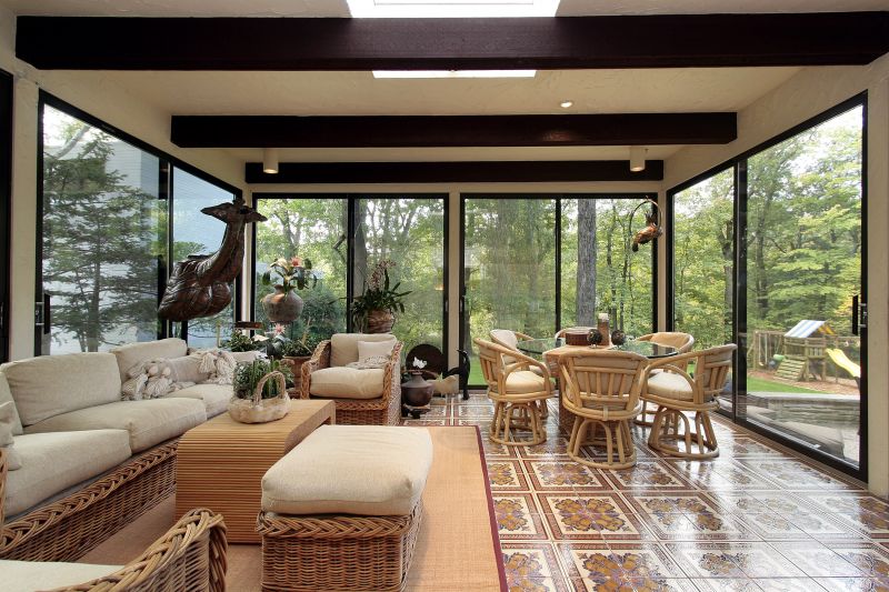 Sunroom in Blooming Spring